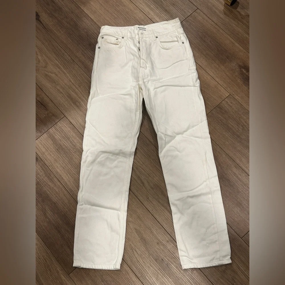 Reformation Camille ROWE straight Jeans size 26 - Picture 2 of 4
